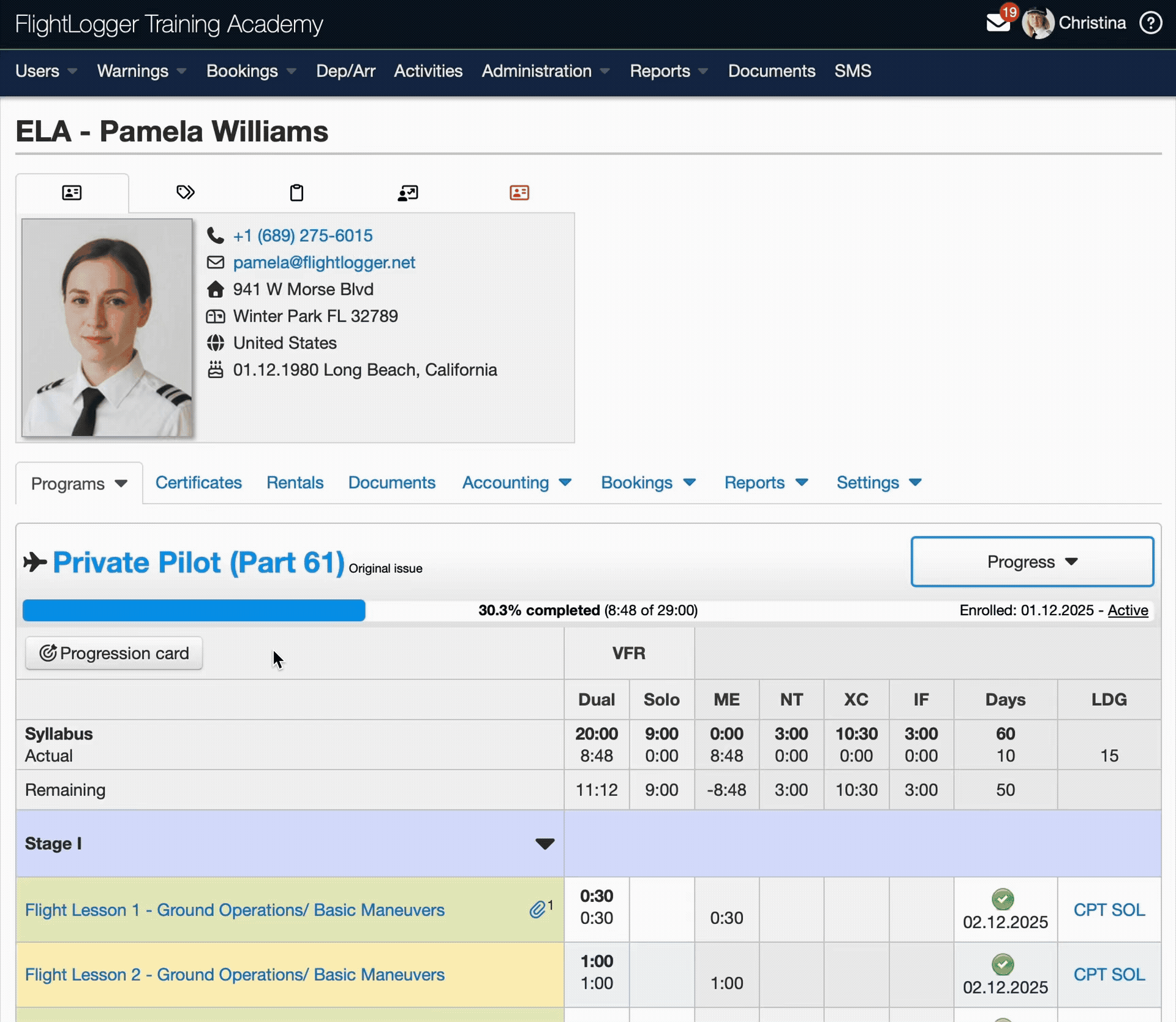 Include all flight programs